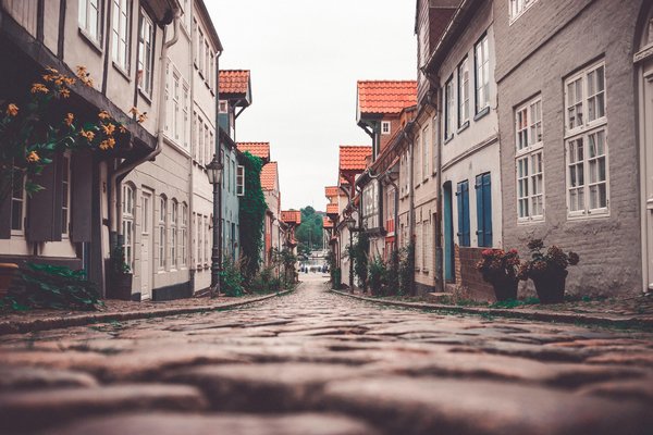 Gässchen in Flensburg Oluf-Samsons-Gang, Kalender 2020